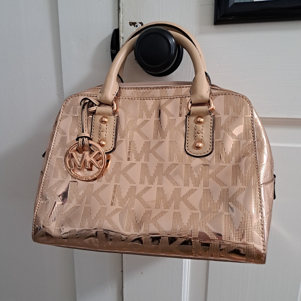 Michael Kors Gold Handbag